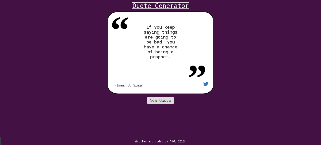 quote generator